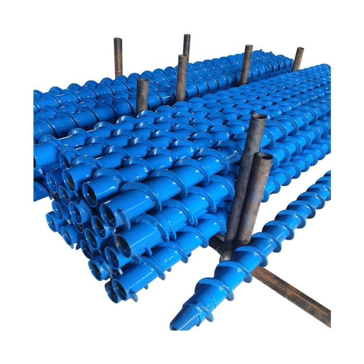 Blu Spiral Auger Drill Rod